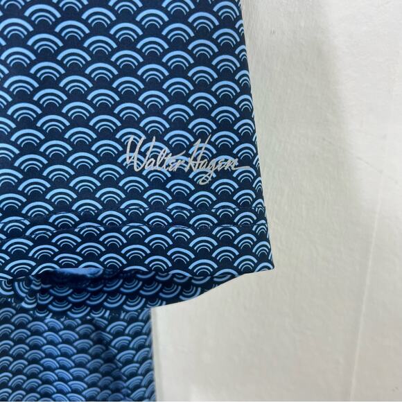 Walter Hagen Performance 11 Polo Blue All Over Print Golf Shirt Size Medium - Picture 7 of 11